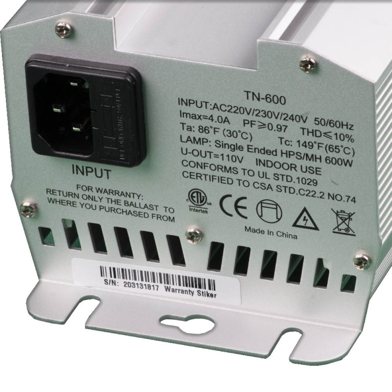 BALASTRO 600w NANOLUX | Tecnogrow
